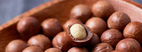 Krem makadamia z owocami