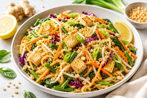Pad Thai z Tofu, Imbirem i Cytryną - BioTherapie