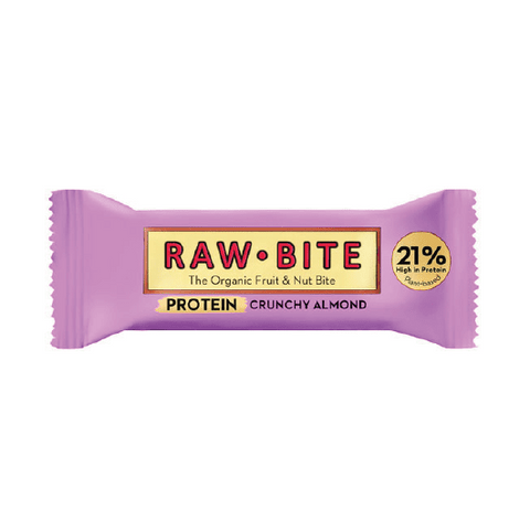 Baton Rawbite Proteinowy Chrupiący Migdał EKO - BioTherapie