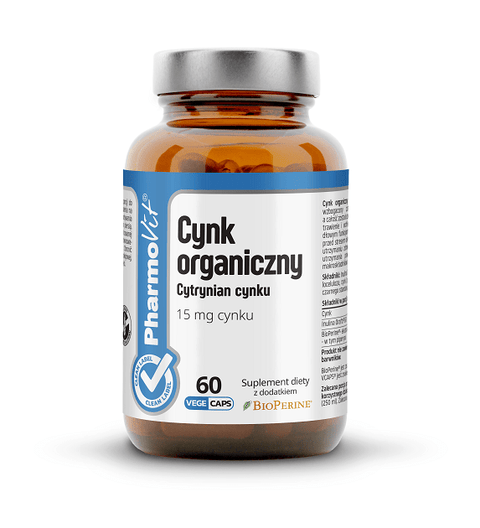 CYNK (15 mg) BEZGLUTENOWY 60 KAPSUŁEK - PHARMOVIT (CLEAN LABEL) - BioTherapie