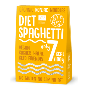 MAKARON (KONJAC) SPAGHETTI BEZGLUTENOWY BIO 385 g - BioTherapie