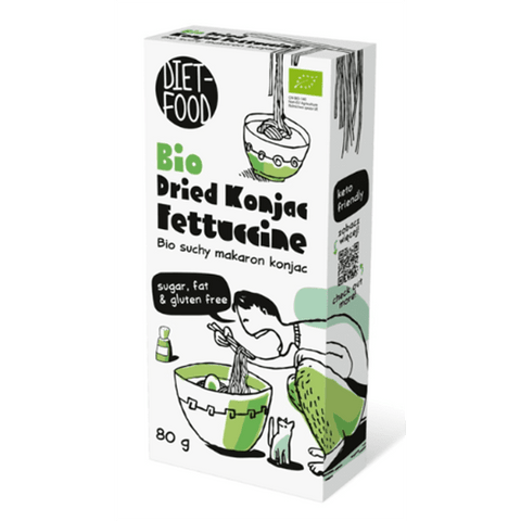 MAKARON (SUCHY KONJAC) FETTUCCINE BEZGLUTENOWY BIO 80 g - BioTherapie