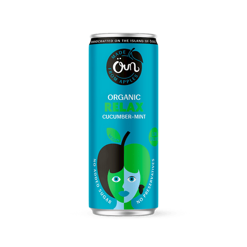 NAPÓJ NA RELAKS OGÓREK - MIĘTA BEZ DODATKU CUKRÓW BIO 250 ml - OUN - BioTherapie