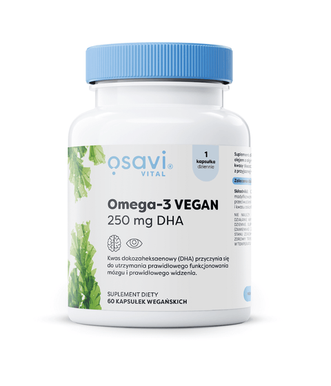 OMEGA - 3 VEGAN BEZGLUTENOWA 60 KAPSUŁEK - OSAVI - BioTherapie